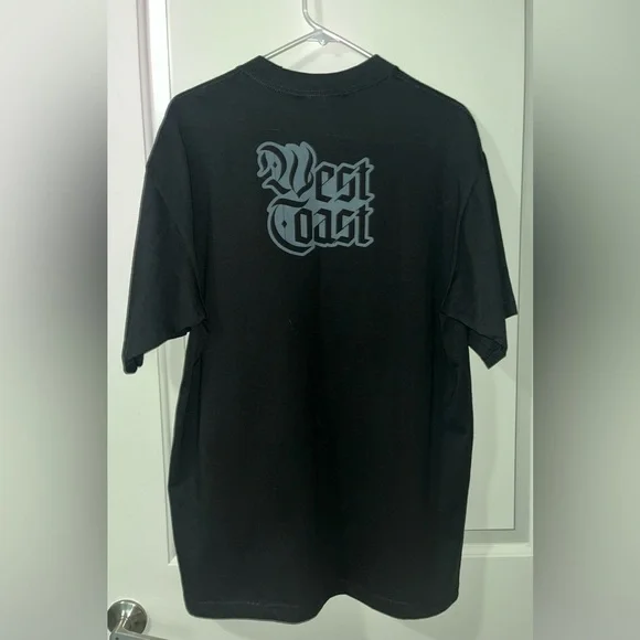 Hip-hop, graphic tee 2Pac With West Coast Artists Black Graphic Tee Size L - Picture 2 of 4